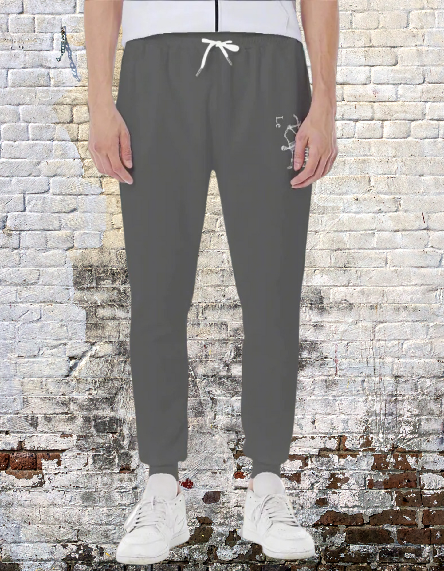 Lefunk Grim Grin - Gray Sweatpants