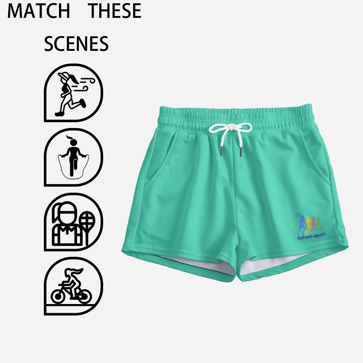 All-Over Print Women's Casual Shorts