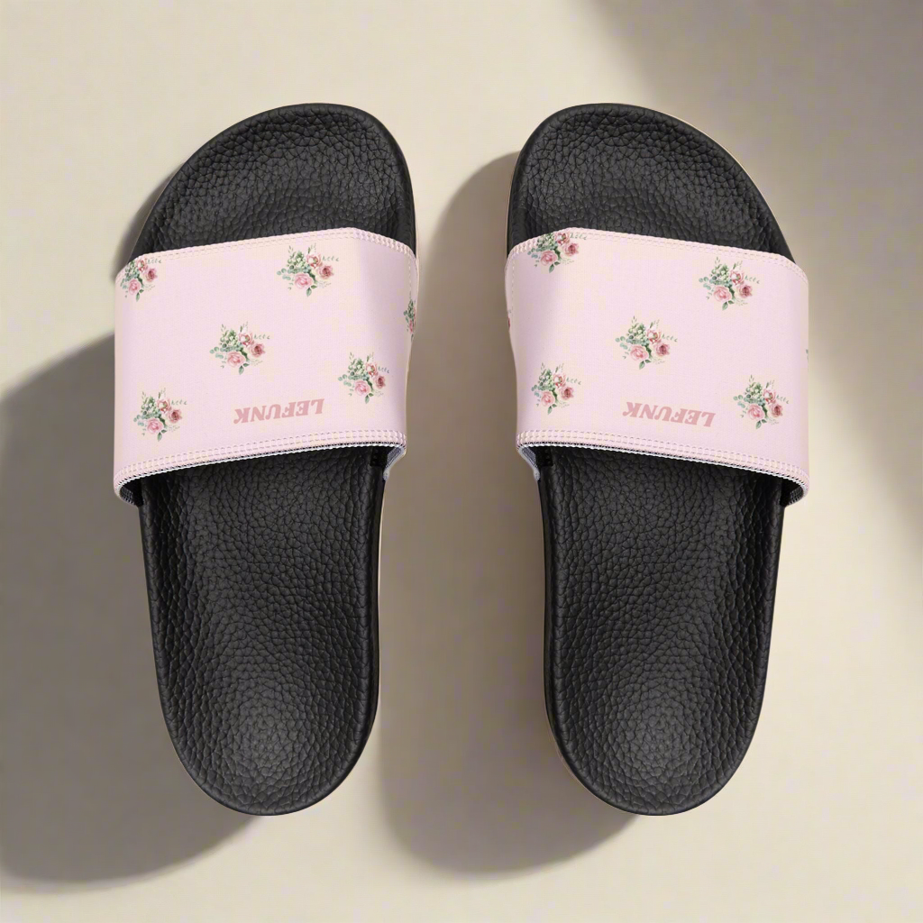 Chic Floral Slide Sandals for Women