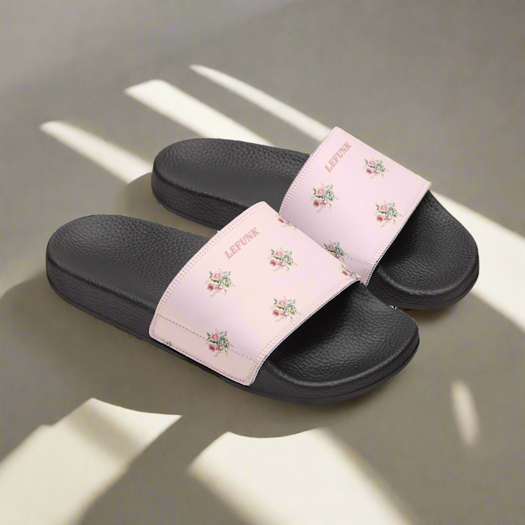 Chic Floral Slide Sandals for Women