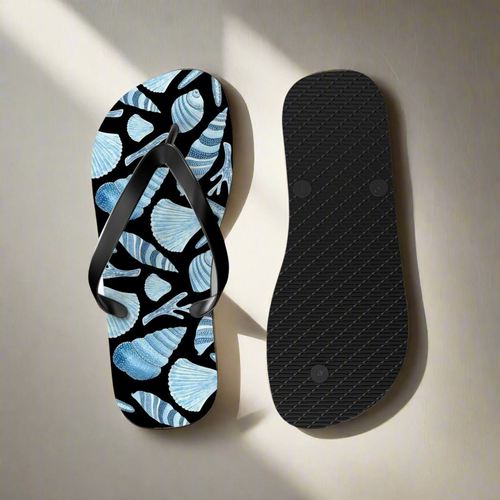 Sea Shells Beach Flip Flops