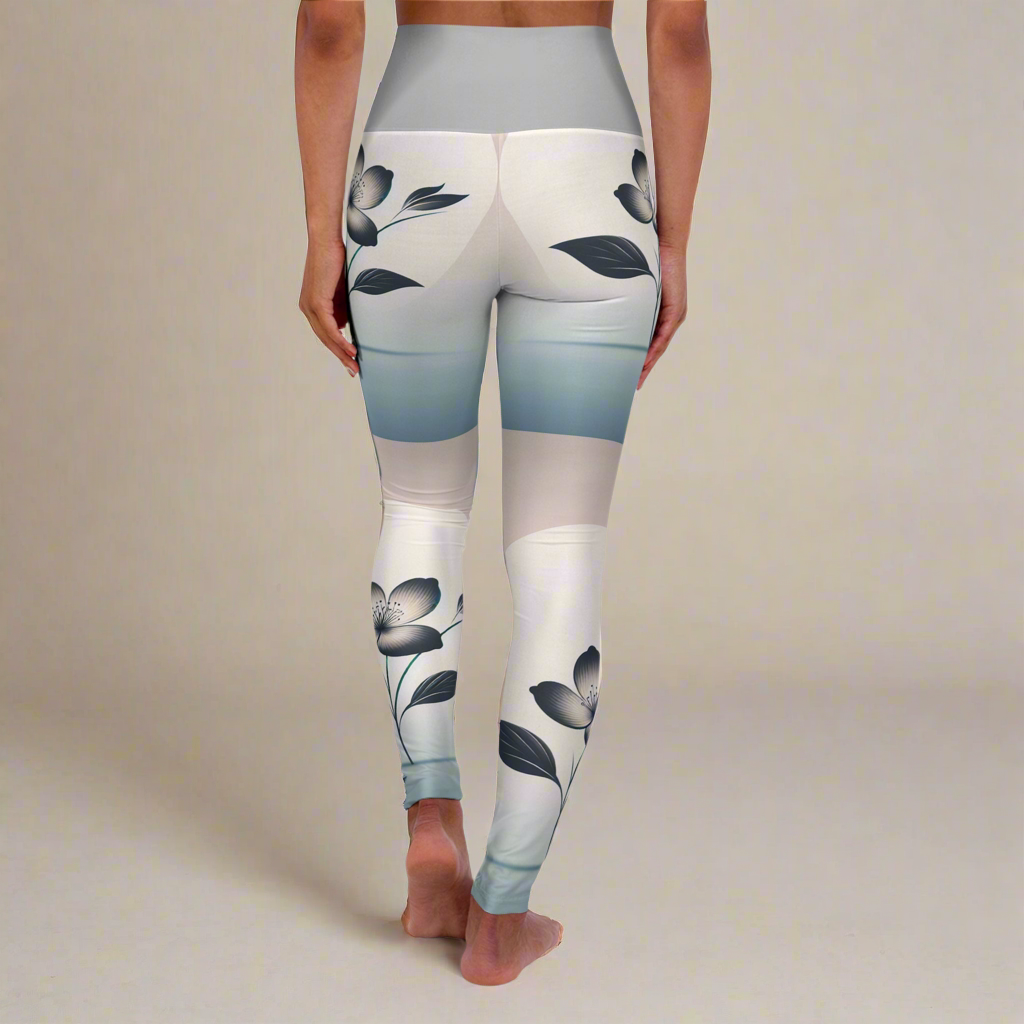"Blooming Flower" Yoga Leggings
