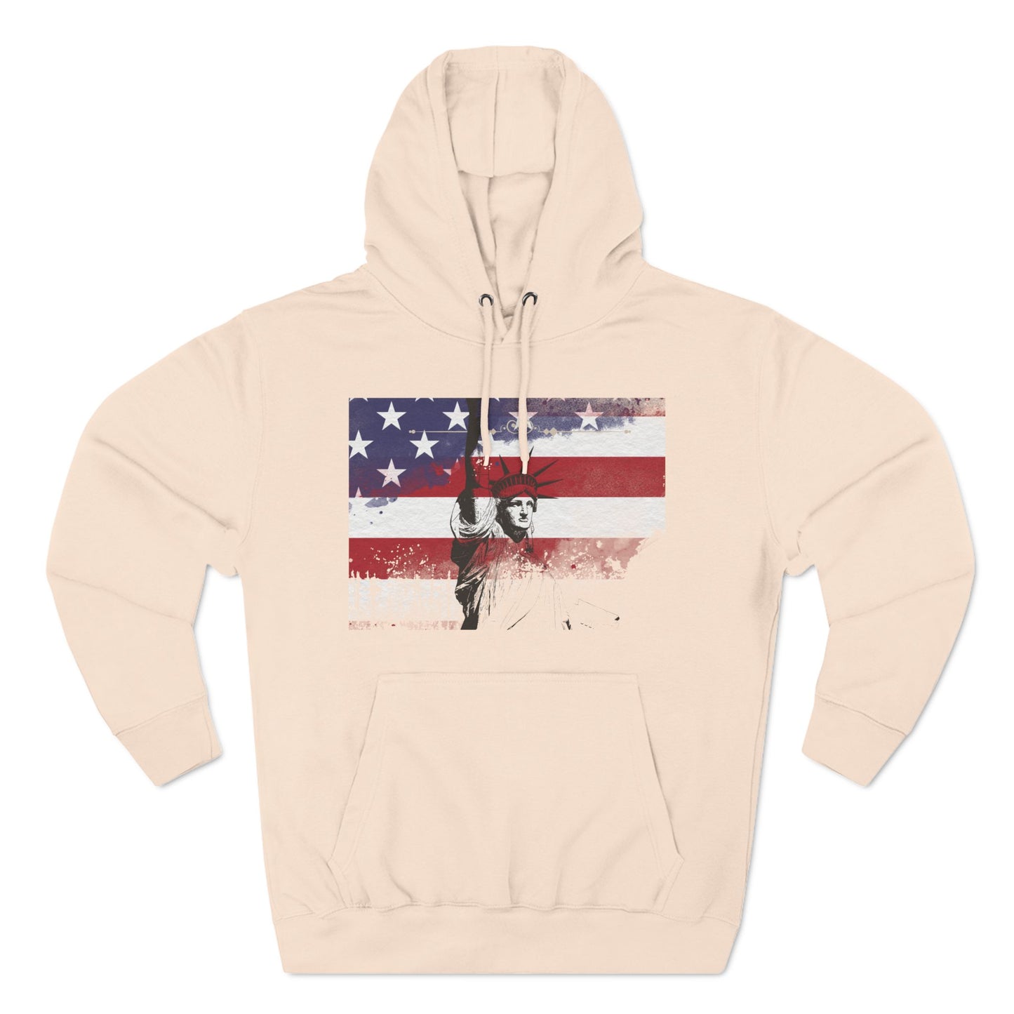 Three-Panel Fleece Hoodie