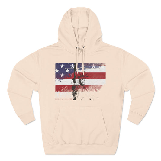 Three-Panel Fleece Hoodie