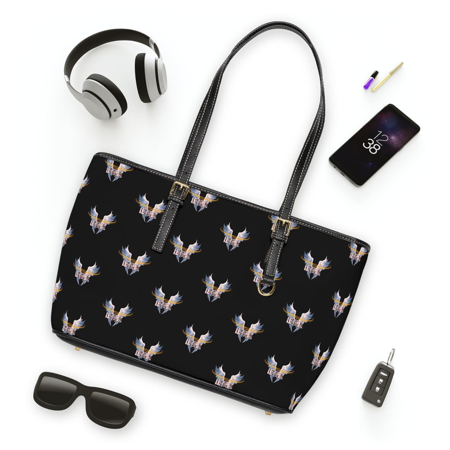 "Angel Wings" PU Leather Shoulder Bag