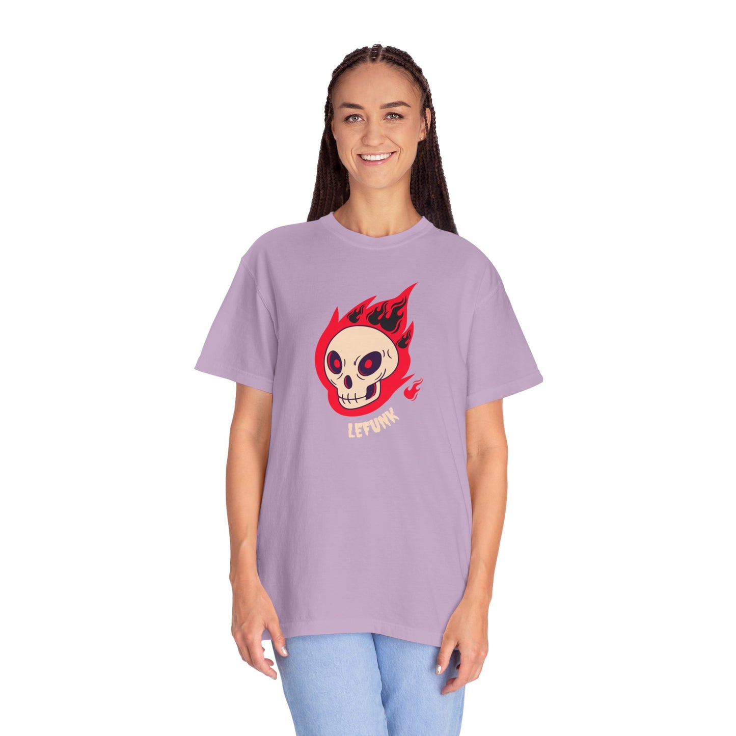 Lefunk Flaming Skull T-shirt