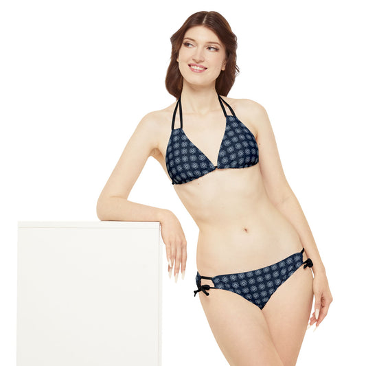 Floral Matrix  Bikini Set (AOP)