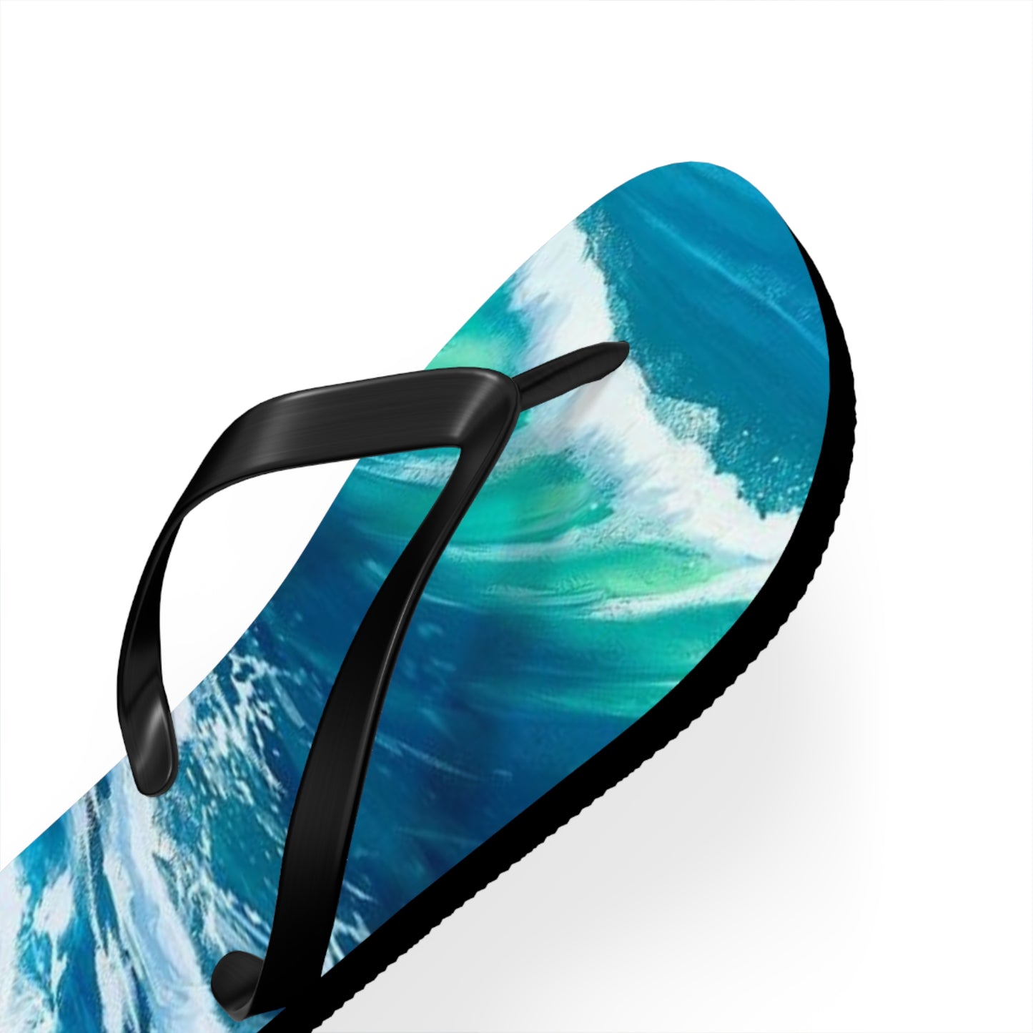 Lefunk  Blue Wave Flip Flops