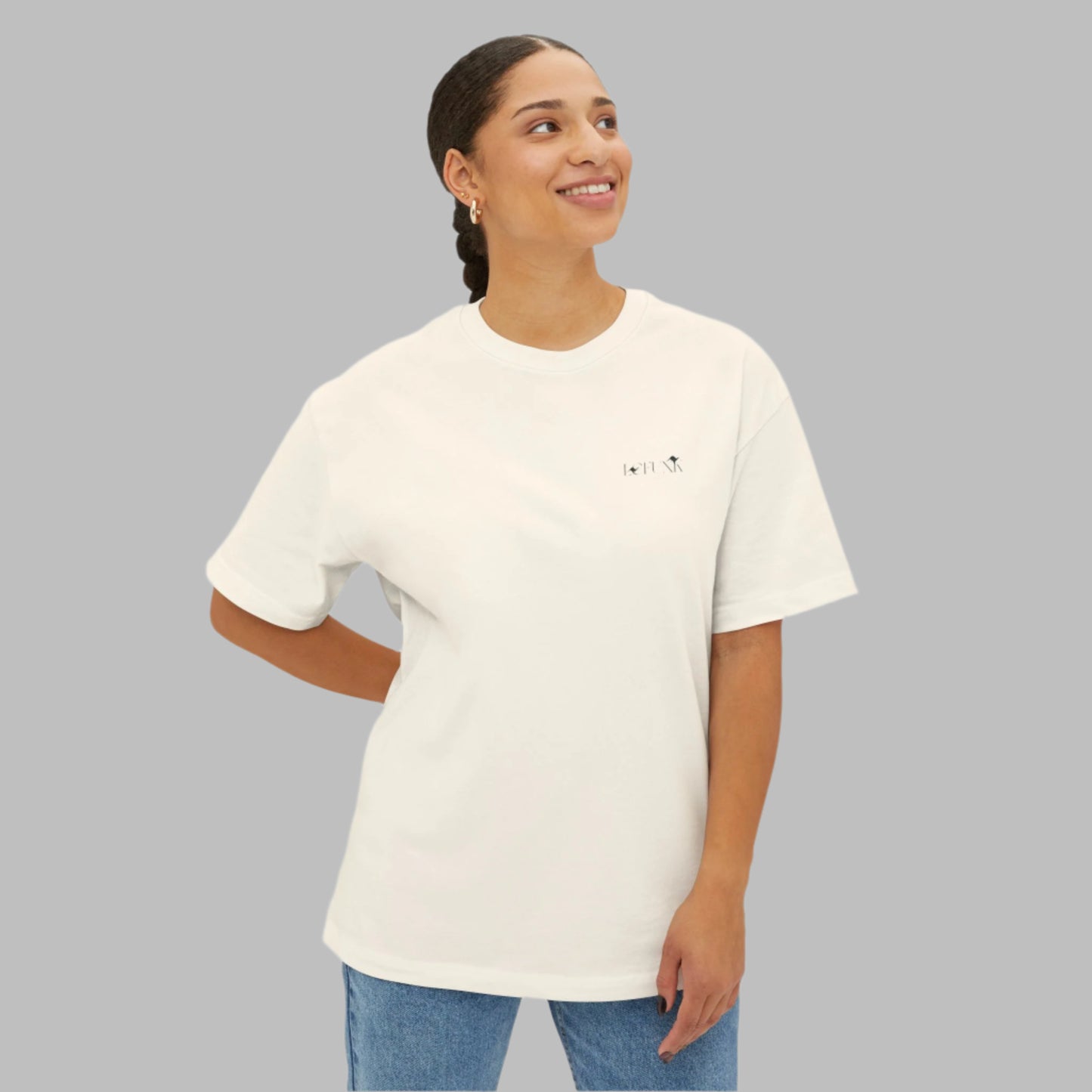 Wild Silhouette Oversized Box Tee - Comfortable & Stylish