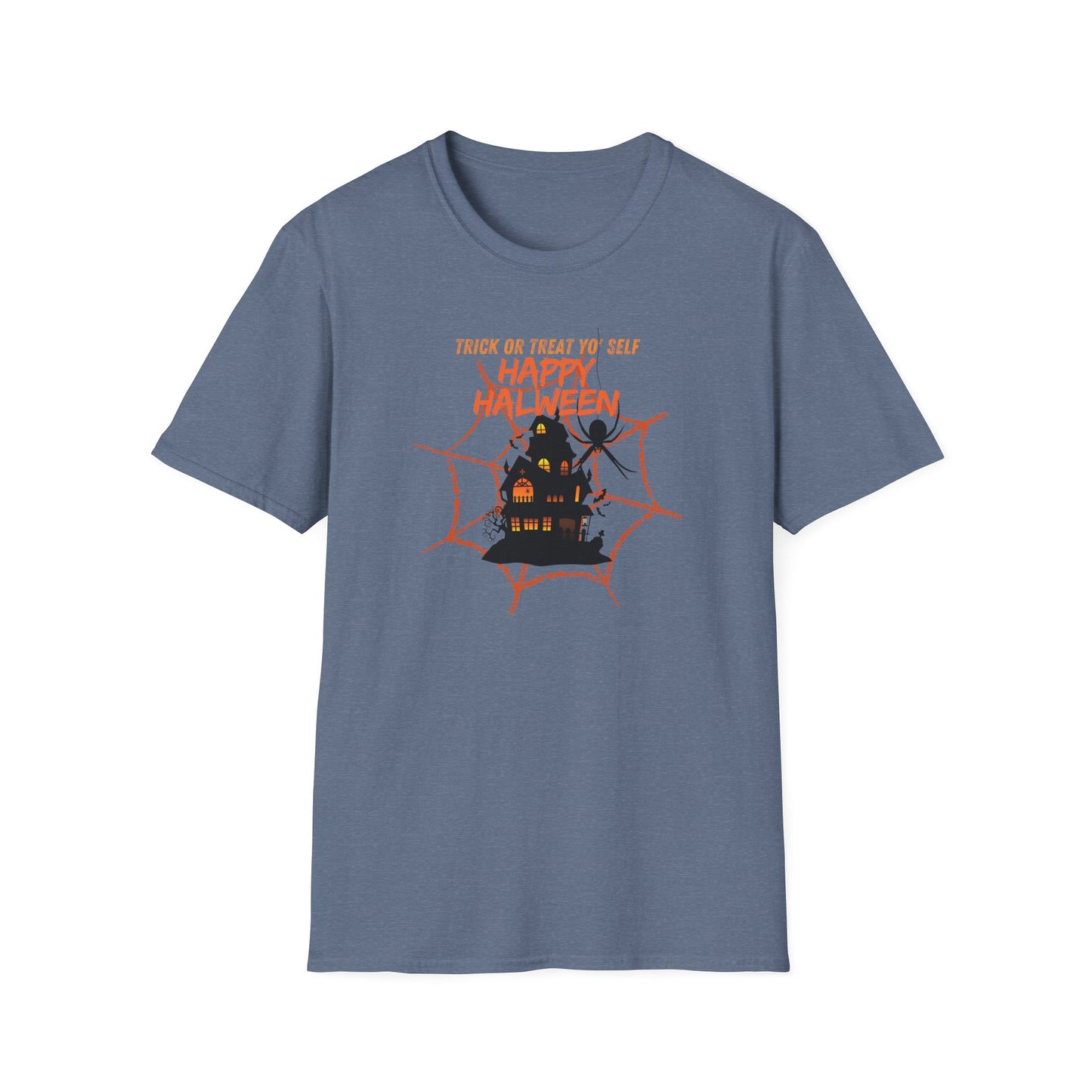 "Trick or treat yo' self "Unisex Soft style T-Shirt