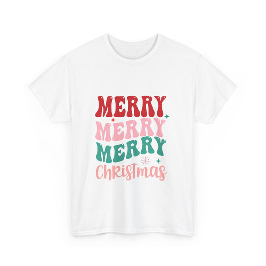 Christmas Unisex Tee - Merry Merry Christmas T-Shirt