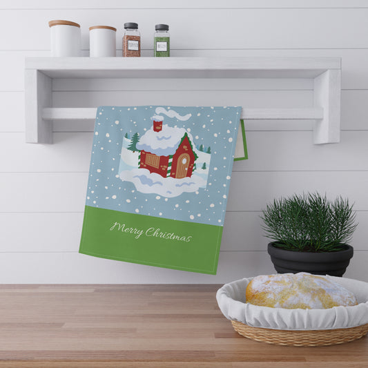 Cotton Christmas Tea towel