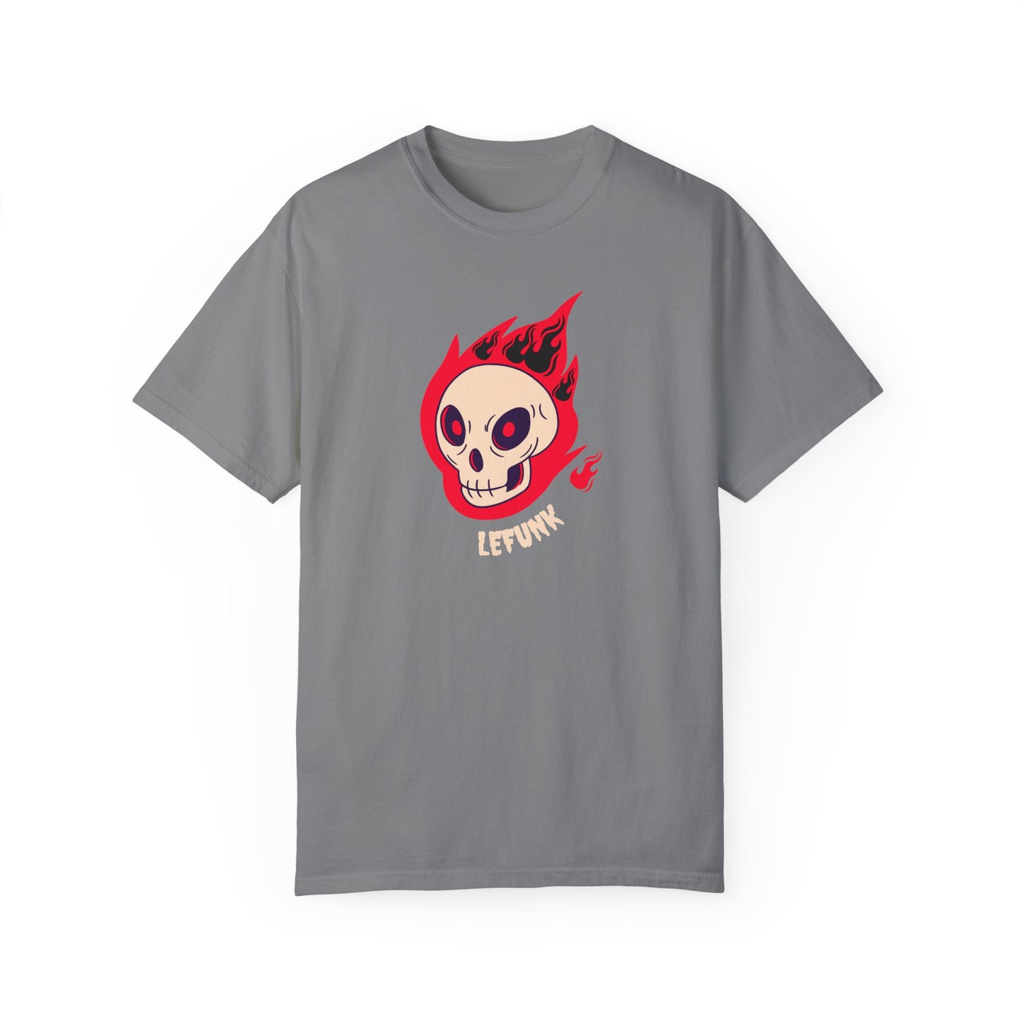 Lefunk Flaming Skull T-shirt