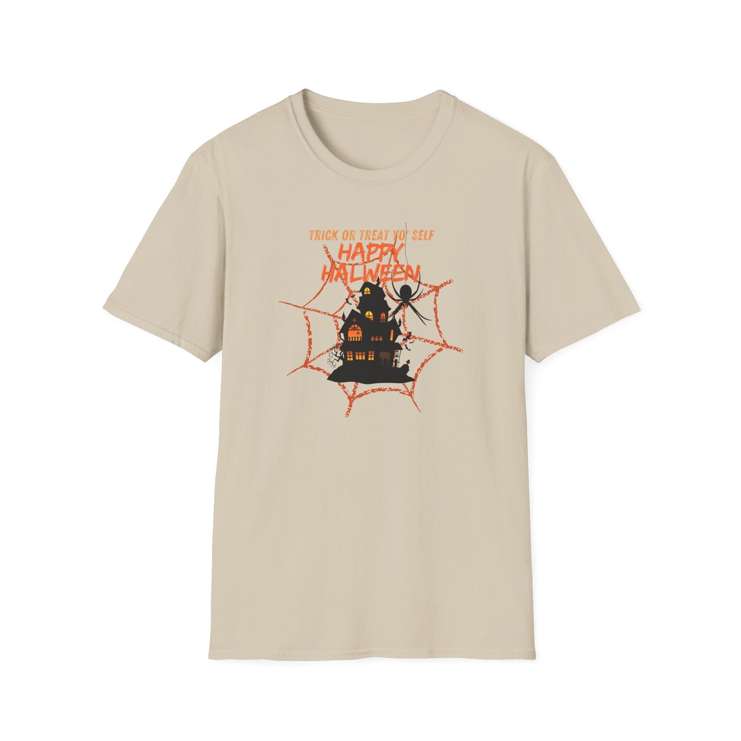 "Trick or treat yo' self "Unisex Soft style T-Shirt