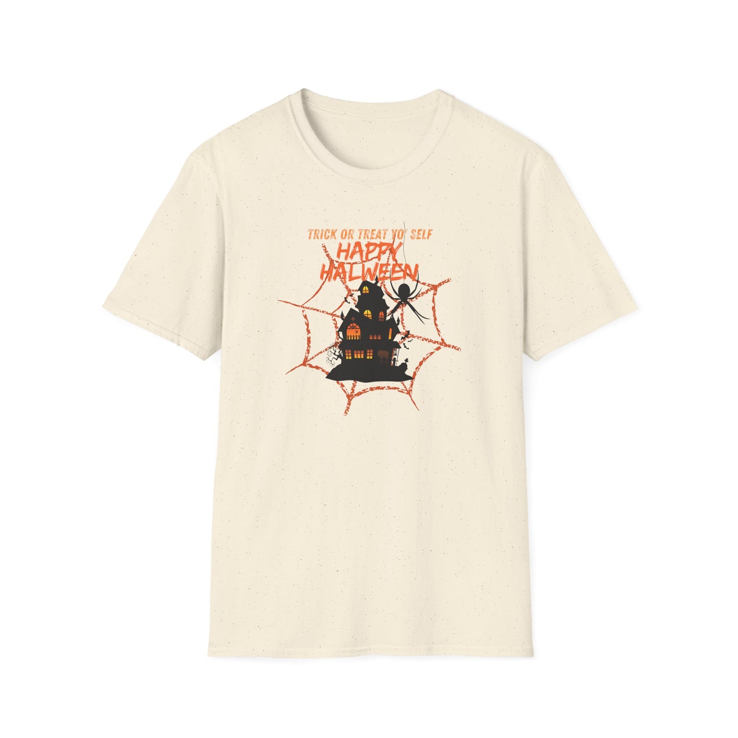 "Trick or treat yo' self "Unisex Soft style T-Shirt