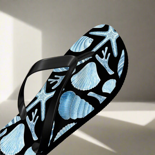 Sea Shells Beach Flip Flops