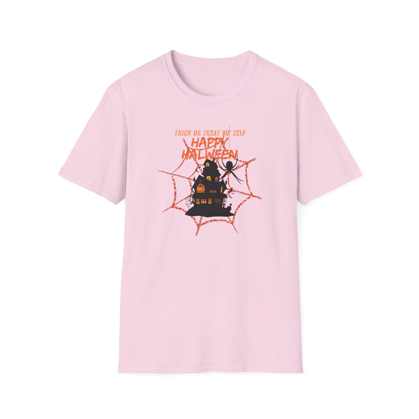 "Trick or treat yo' self "Unisex Soft style T-Shirt