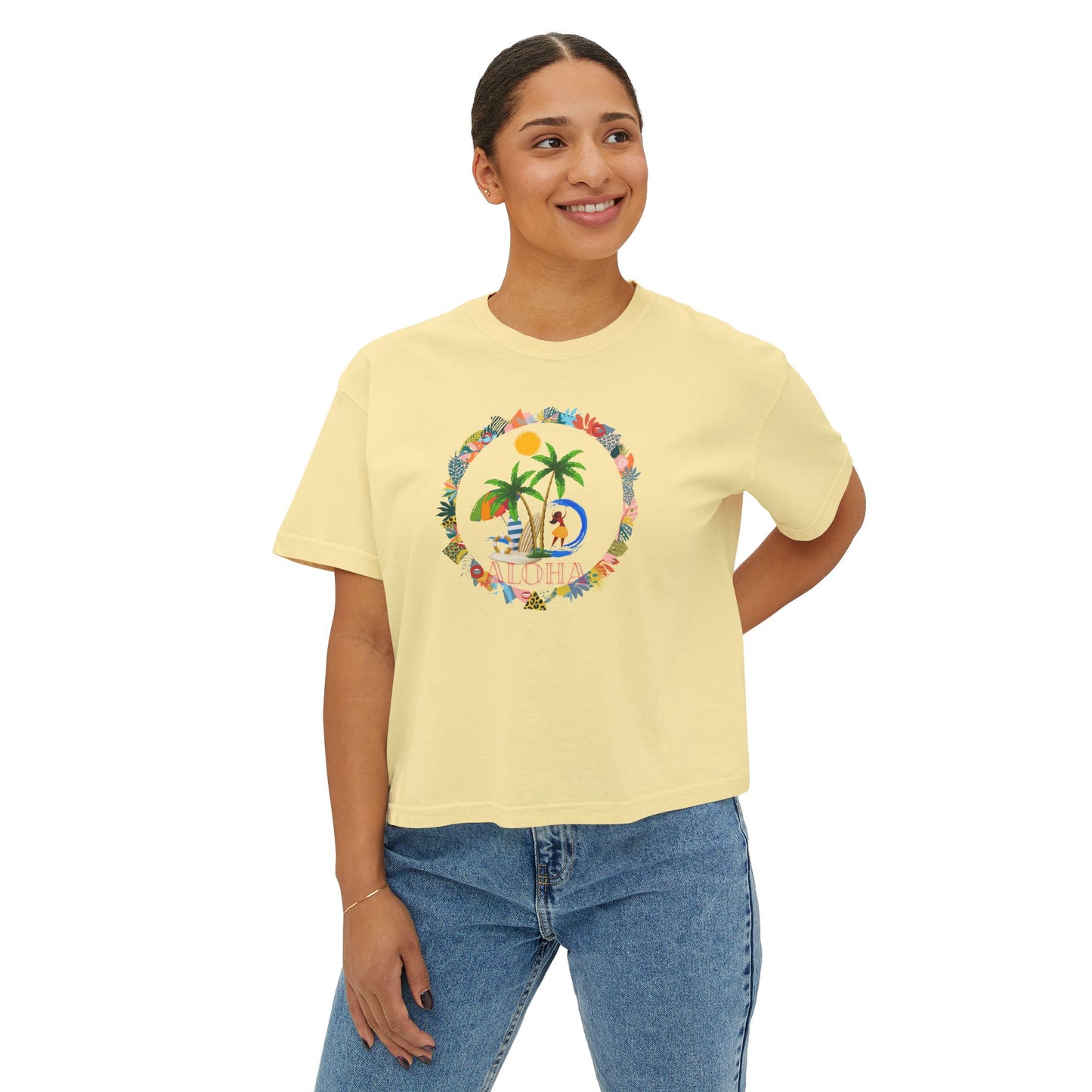 Aloha Women's Boxy Tee