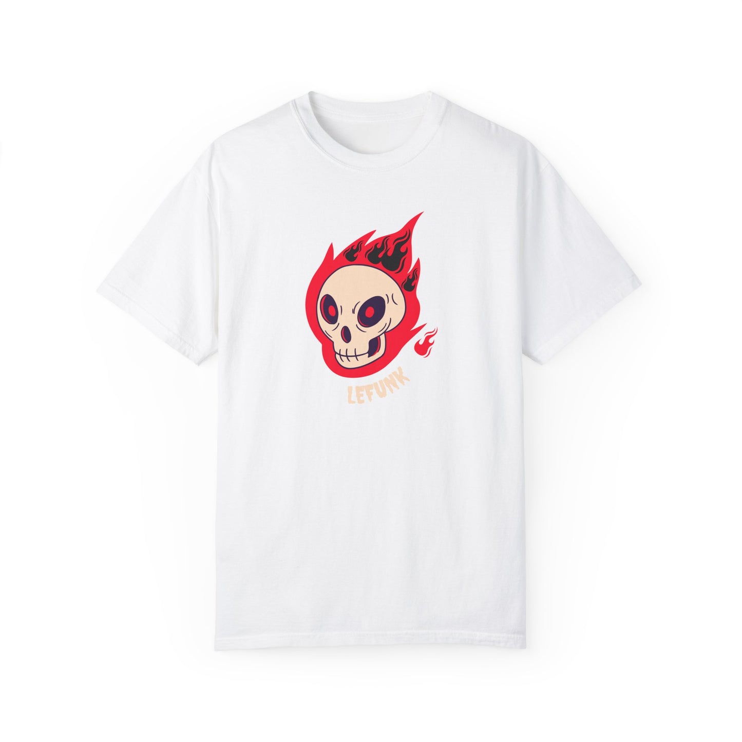 Lefunk Flaming Skull T-shirt