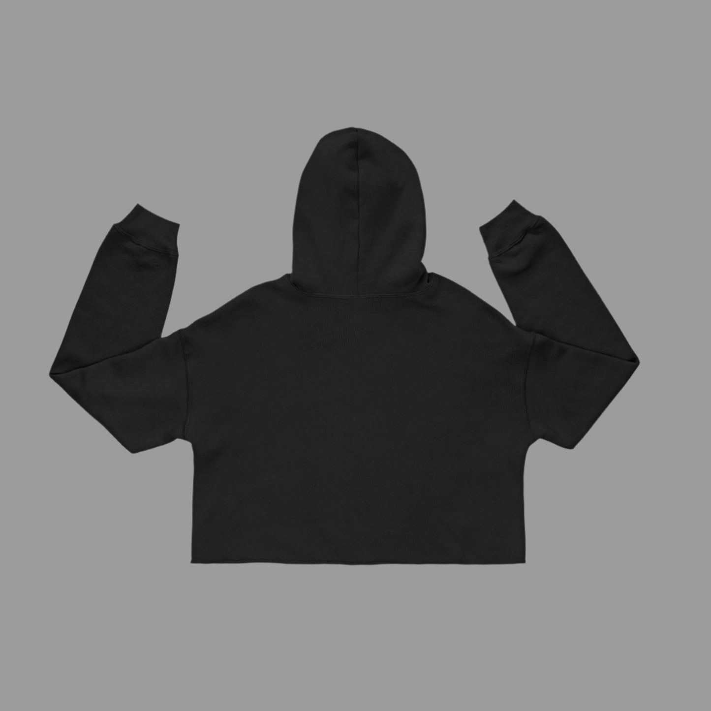 Cropped Hoodie with 'Believe in Magic' Design