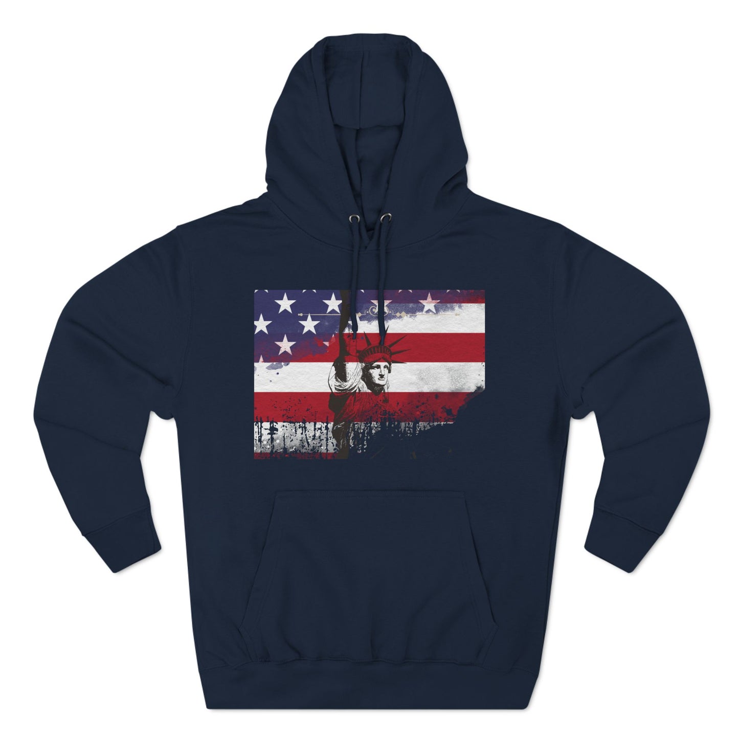 Three-Panel Fleece Hoodie