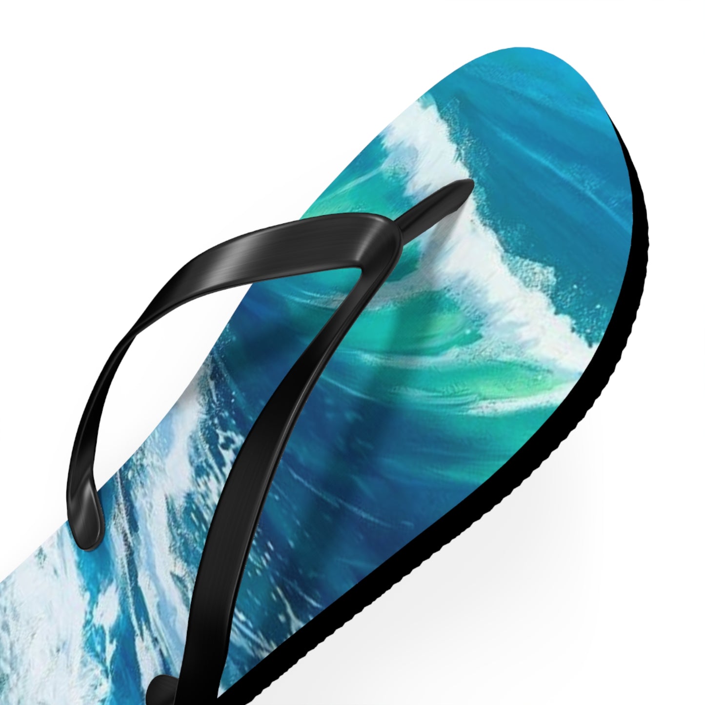 Lefunk  Blue Wave Flip Flops