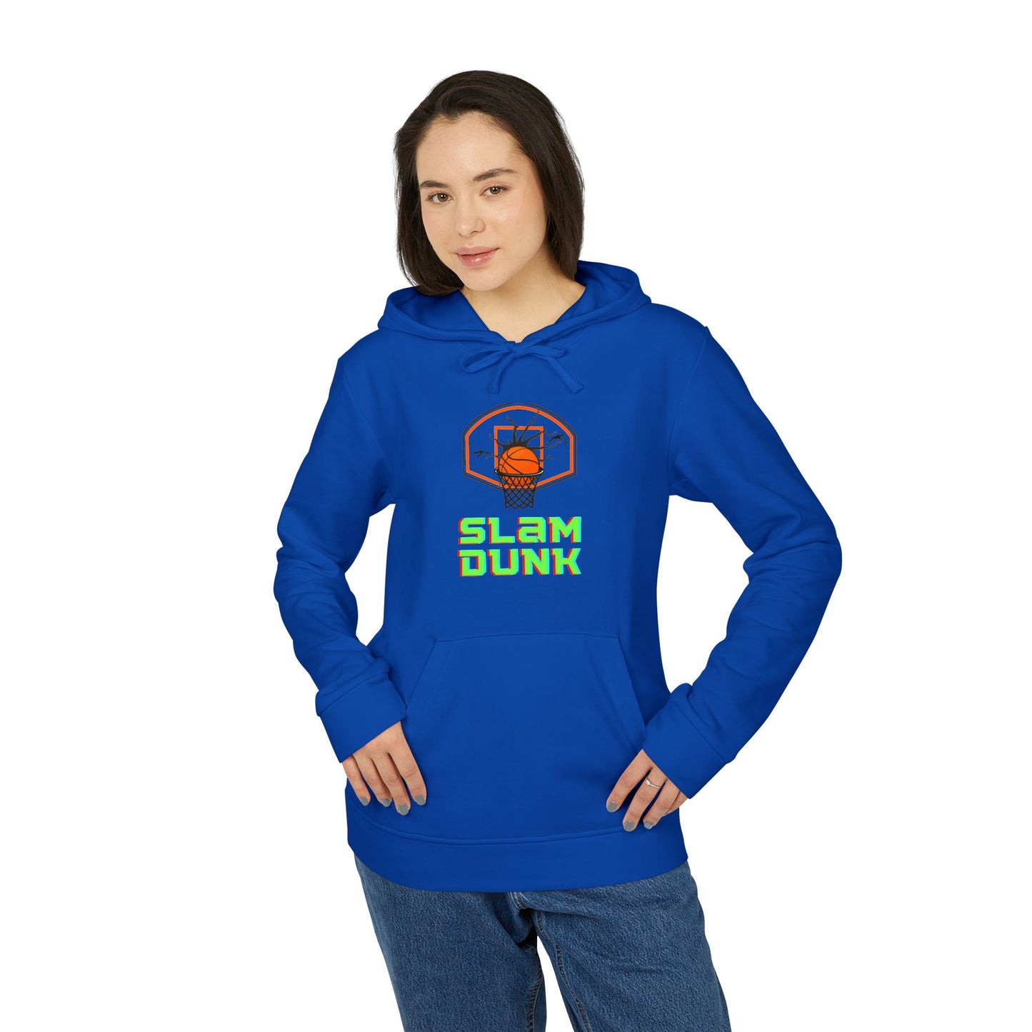 adidas Unisex "Slam Dunk" Fleece Hoodie