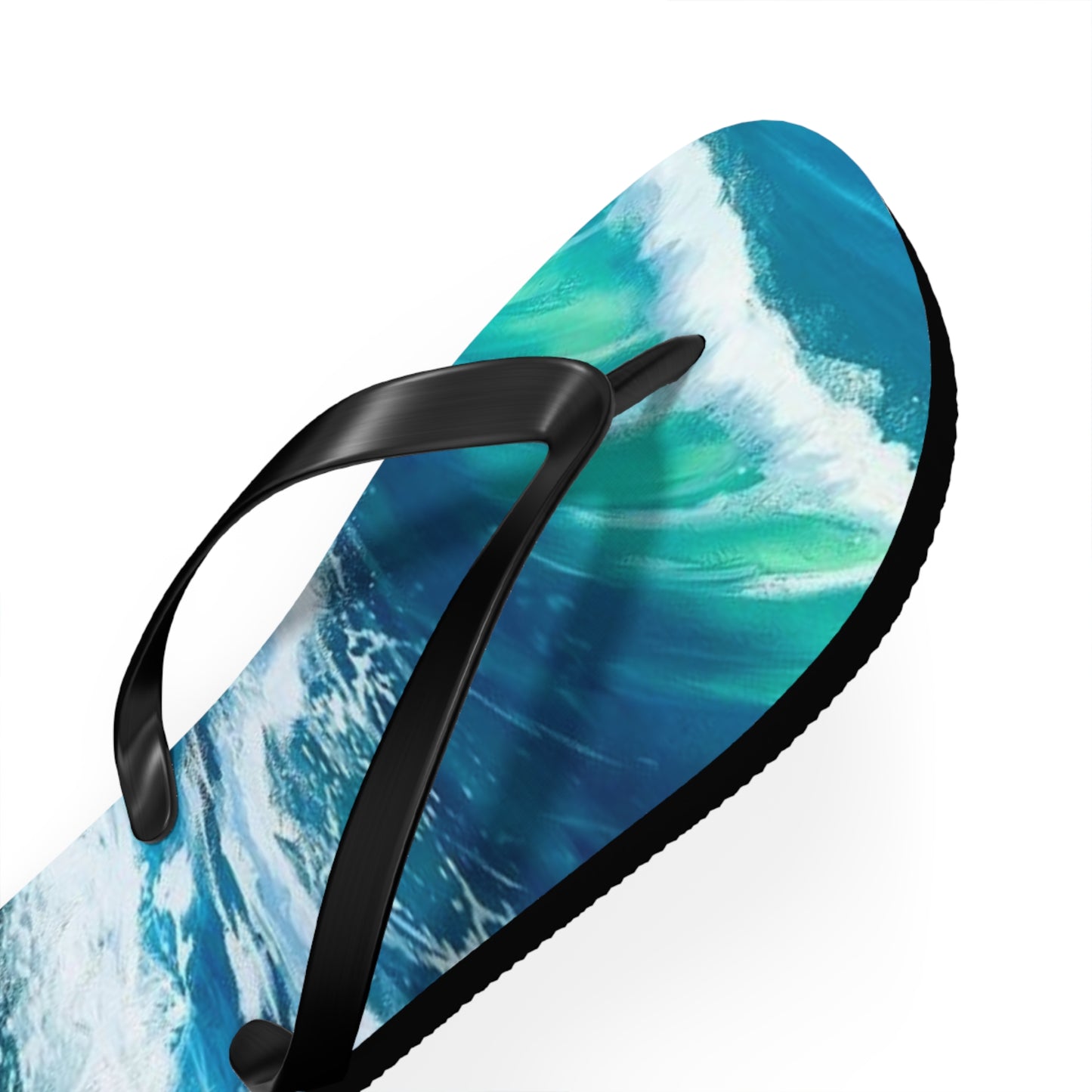 Lefunk  Blue Wave Flip Flops