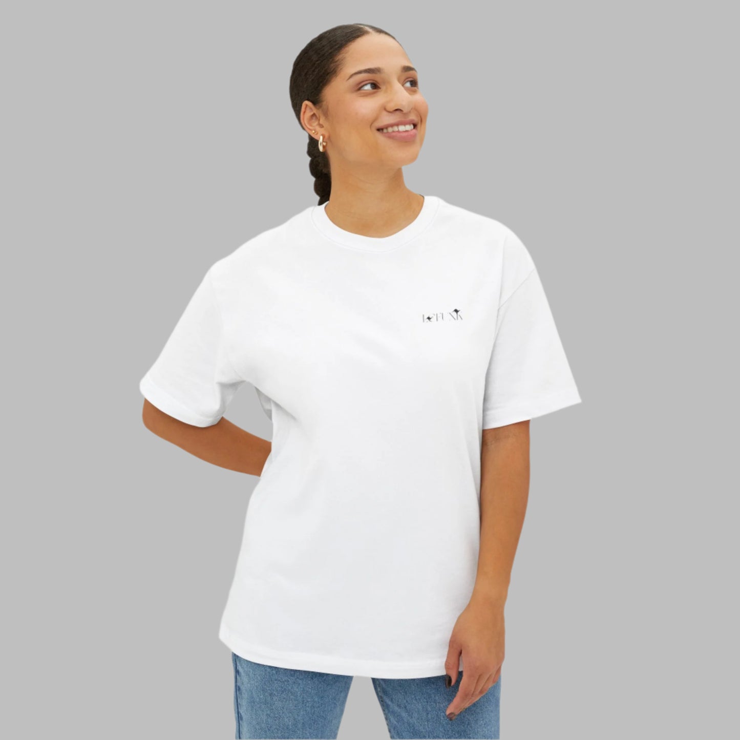 Wild Silhouette Oversized Box Tee - Comfortable & Stylish