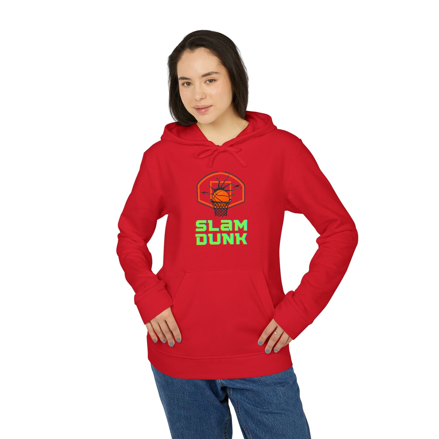 adidas Unisex "Slam Dunk" Fleece Hoodie