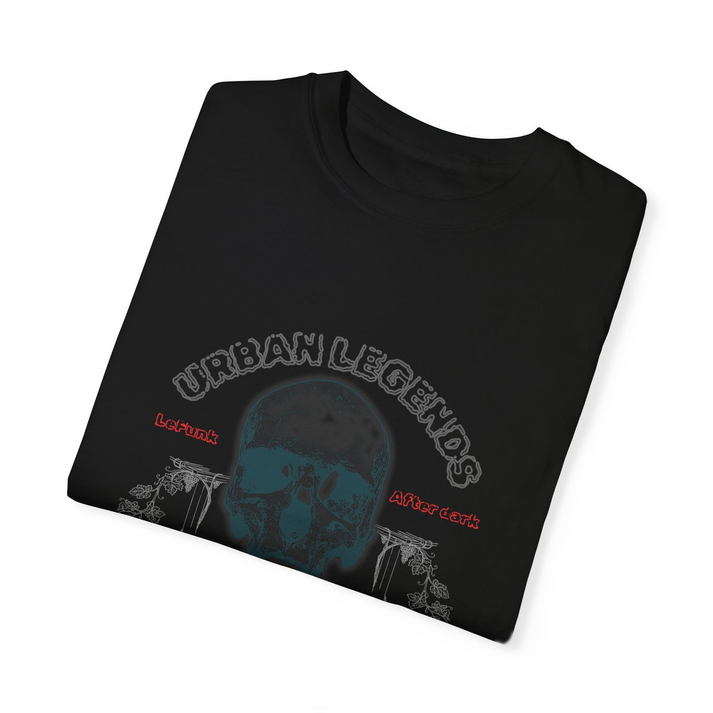 "URBAN LEGENDS FEAR THE UNKNOWN FOR IT KNOWS YOU" T-shirt by  LeFunk