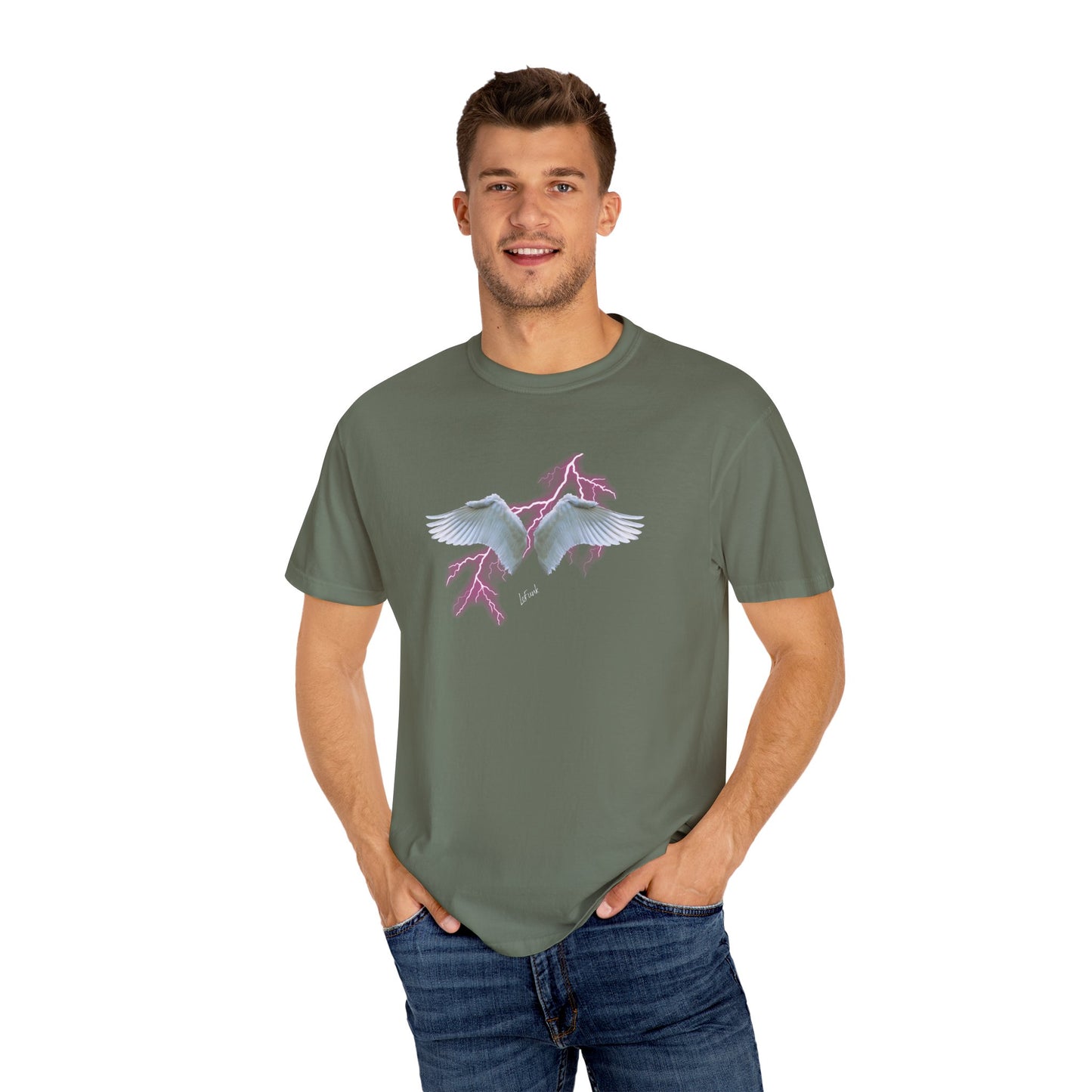 Angel Wings Unisex Garment-Dyed T-shirt