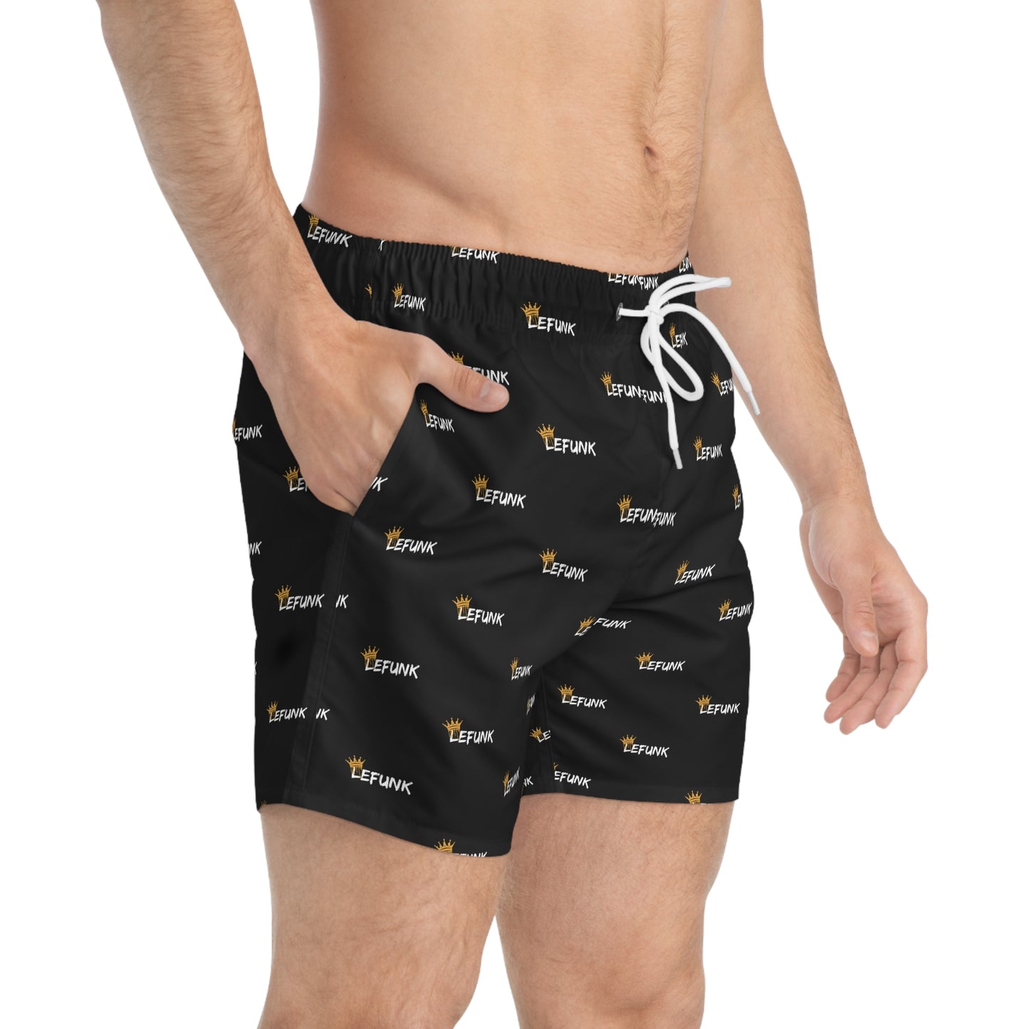 Lefunk Crown Swim Trunks (AOP)