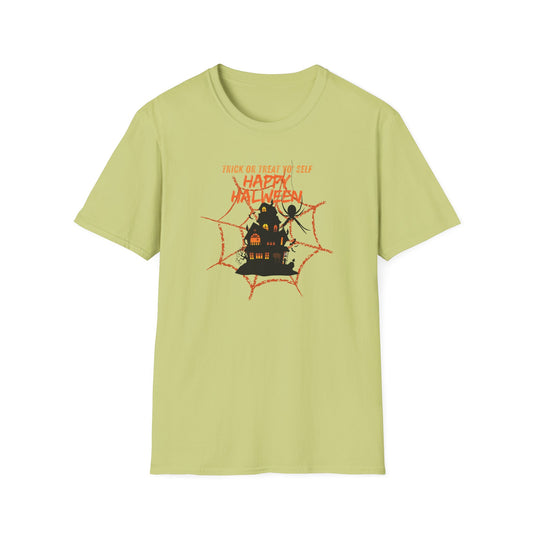 "Trick or treat yo' self "Unisex Soft style T-Shirt