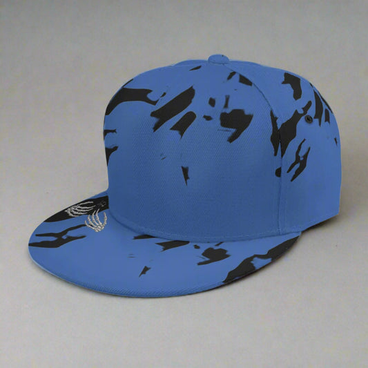 Midnight Wave Baseball  Cap With Flat Brim