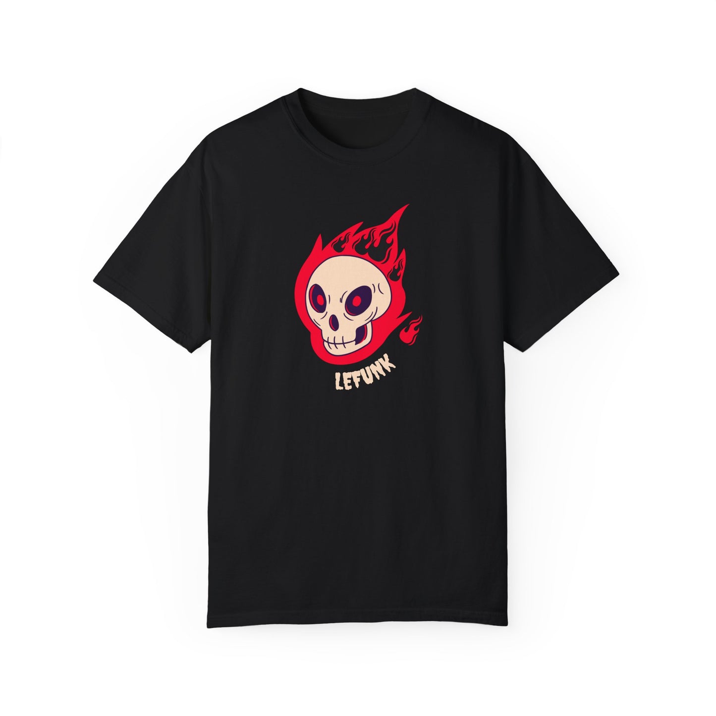 Lefunk Flaming Skull T-shirt