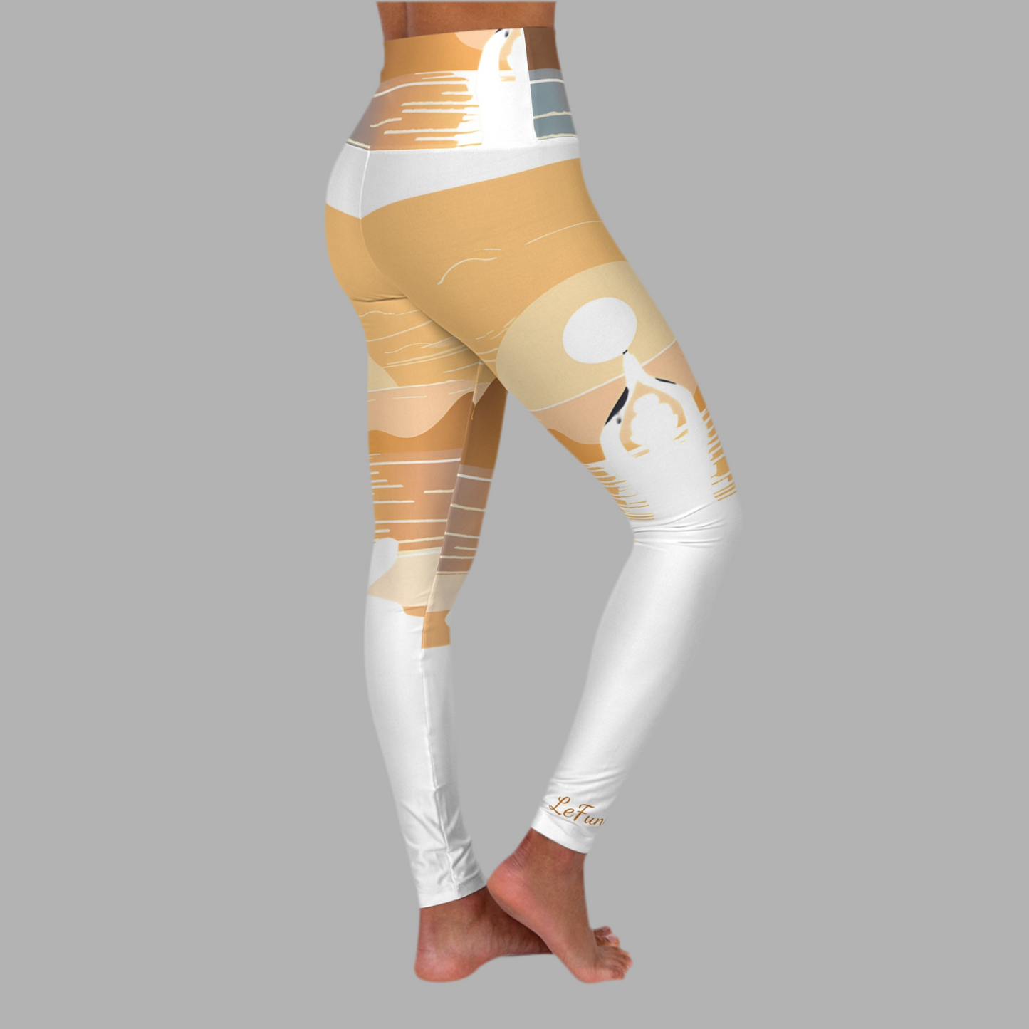 High Waisted Yoga Leggings (AOP)