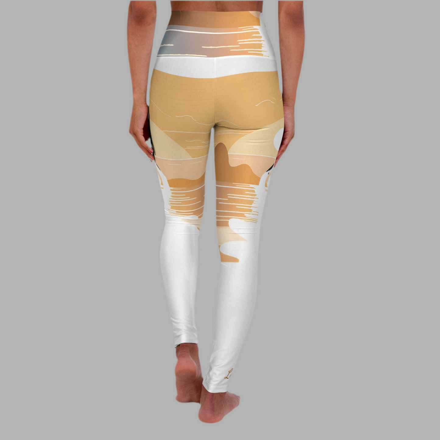 High Waisted Yoga Leggings (AOP)