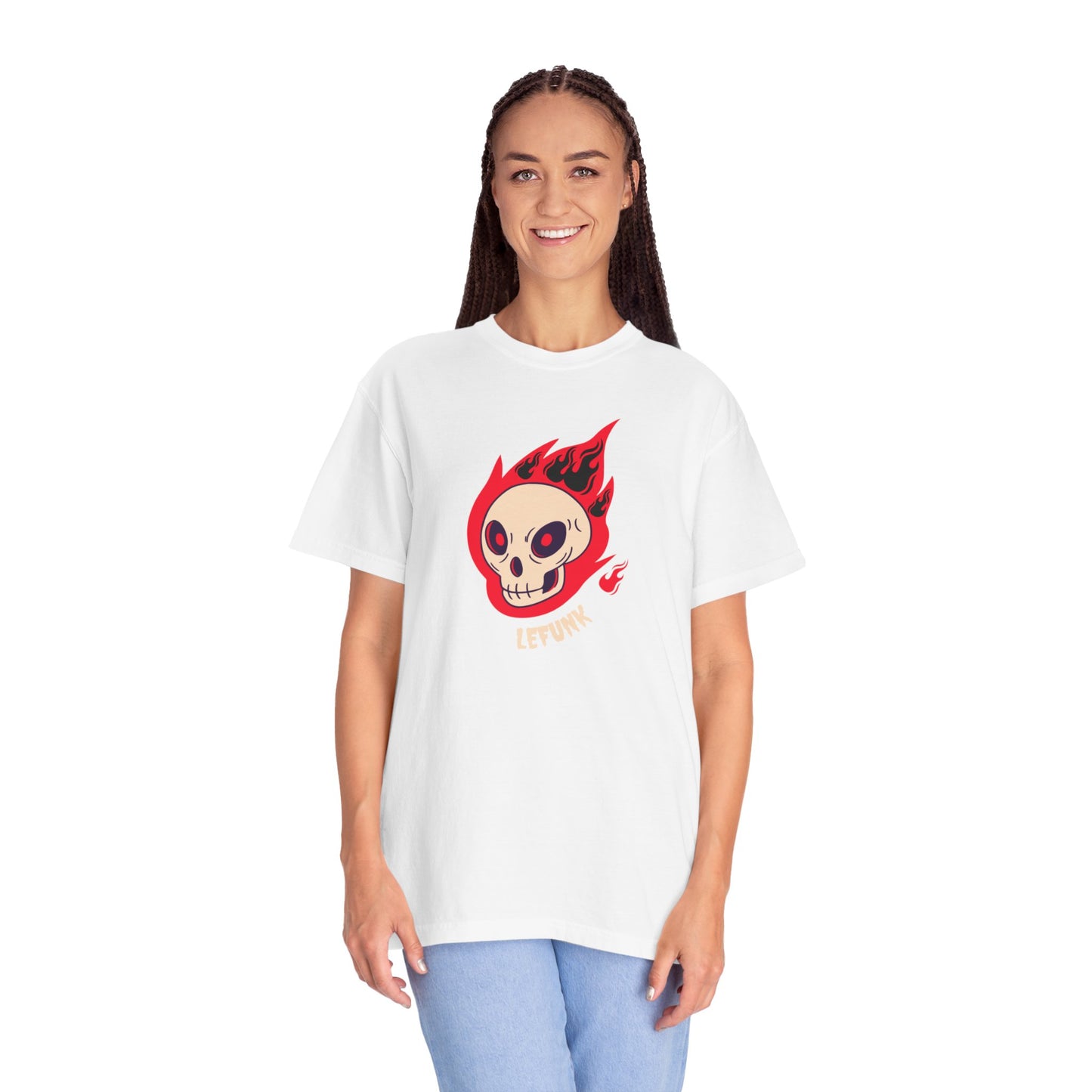 Lefunk Flaming Skull T-shirt