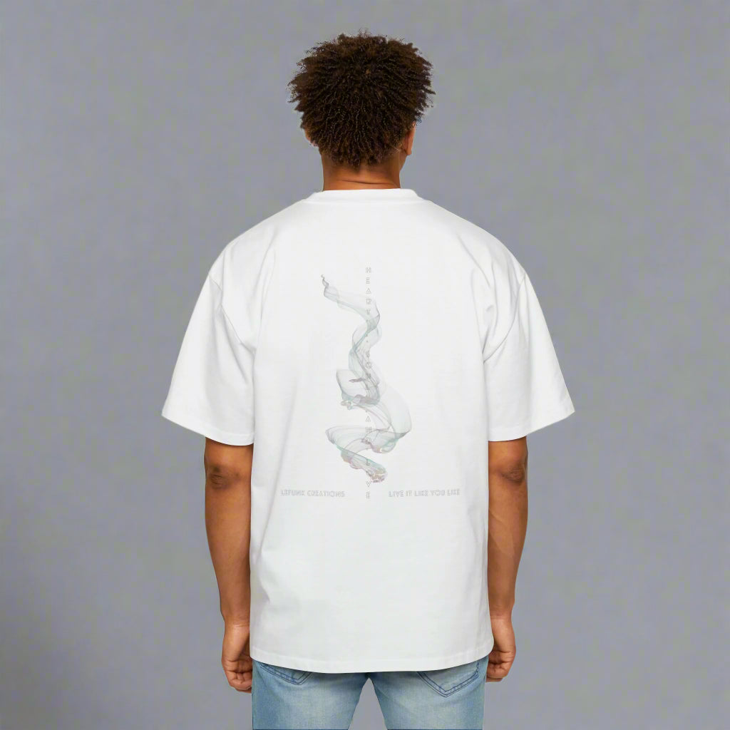 "Live It Like You Like"  Men's Heavy Oversized Tee