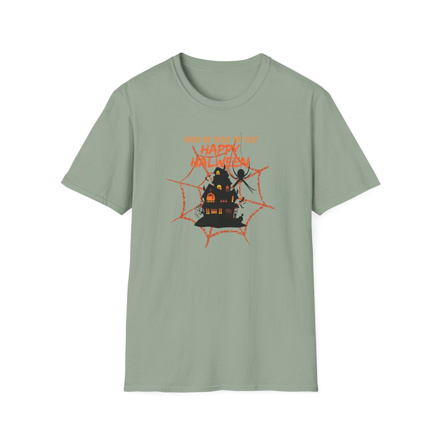 "Trick or treat yo' self "Unisex Soft style T-Shirt