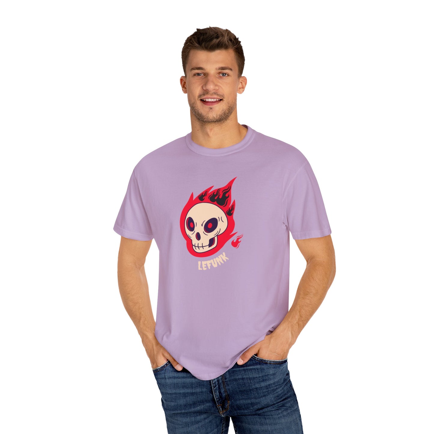 Lefunk Flaming Skull T-shirt