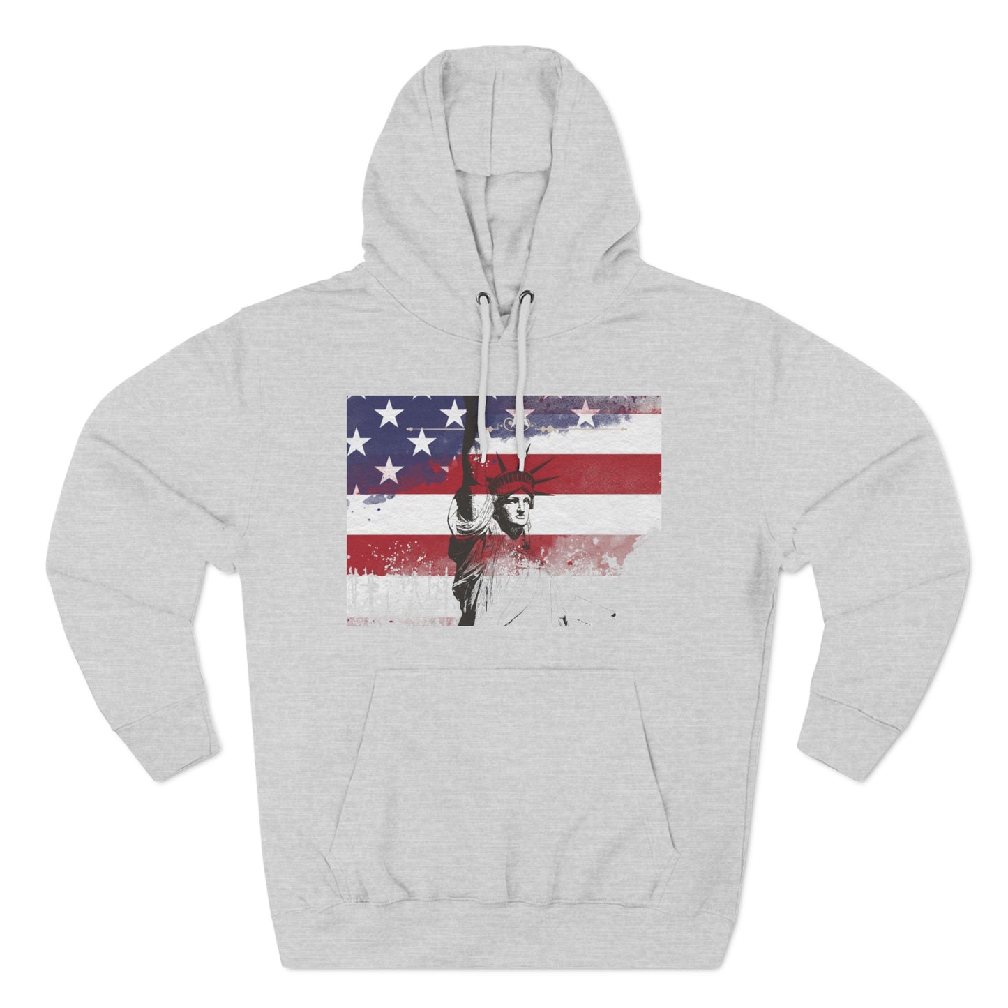 Three-Panel Fleece Hoodie