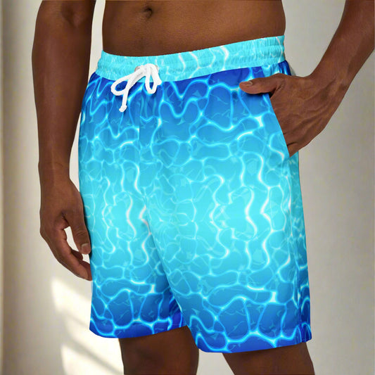 Azure Pulse  Swim Shorts