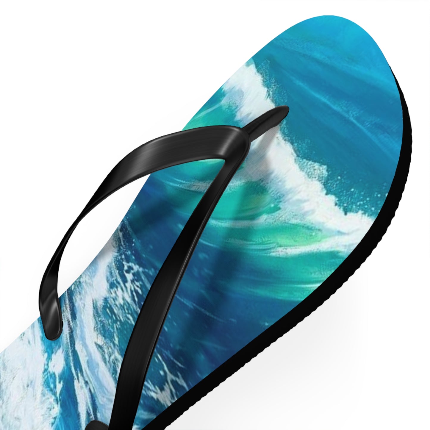 Lefunk  Blue Wave Flip Flops