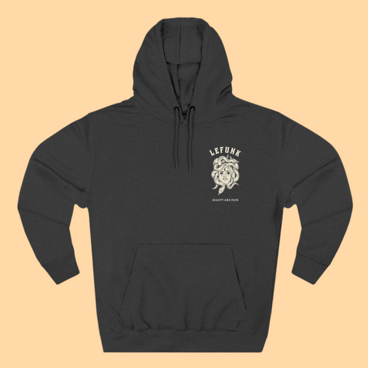Fleece Hoodie "Beauty and Pain" Concept