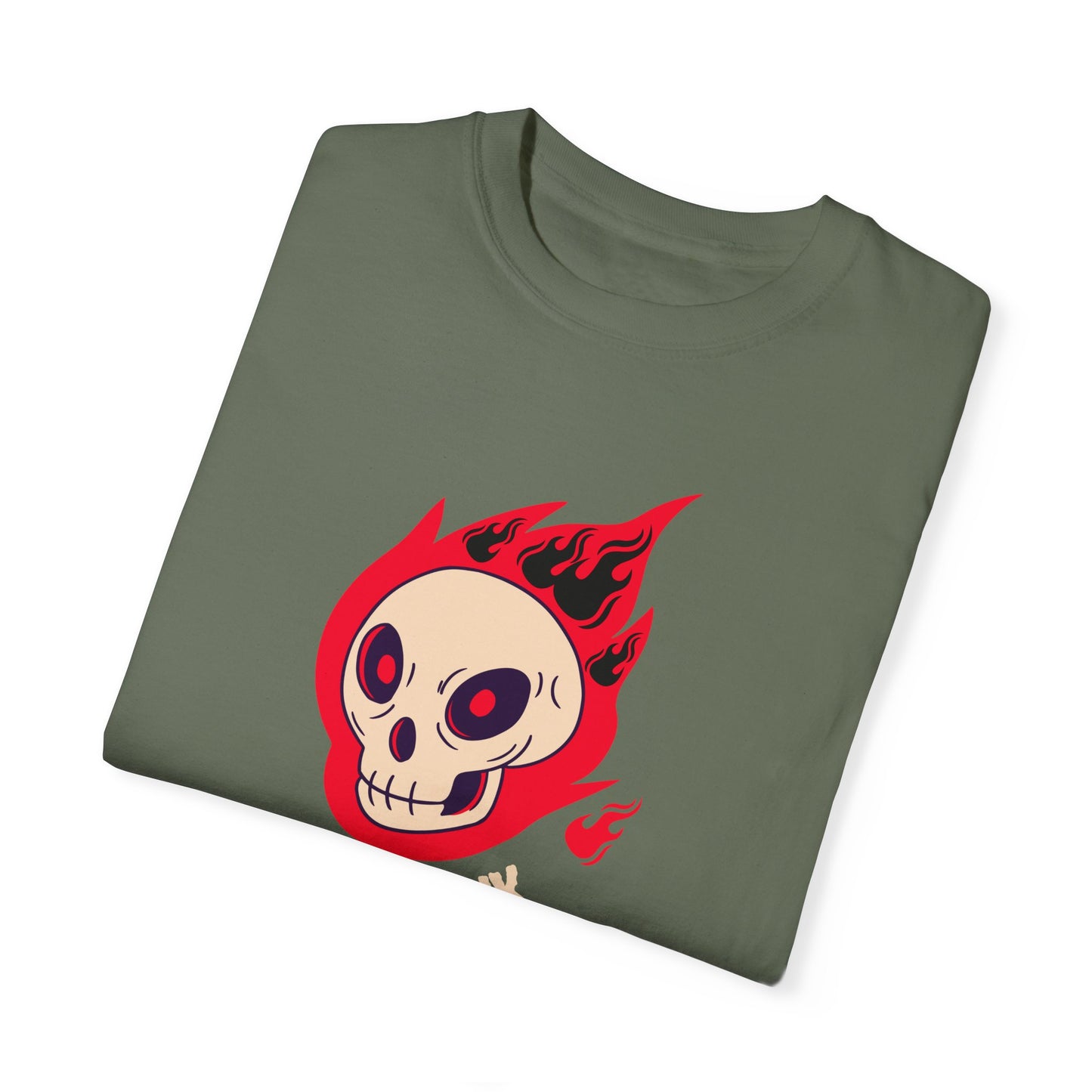 Lefunk Flaming Skull T-shirt