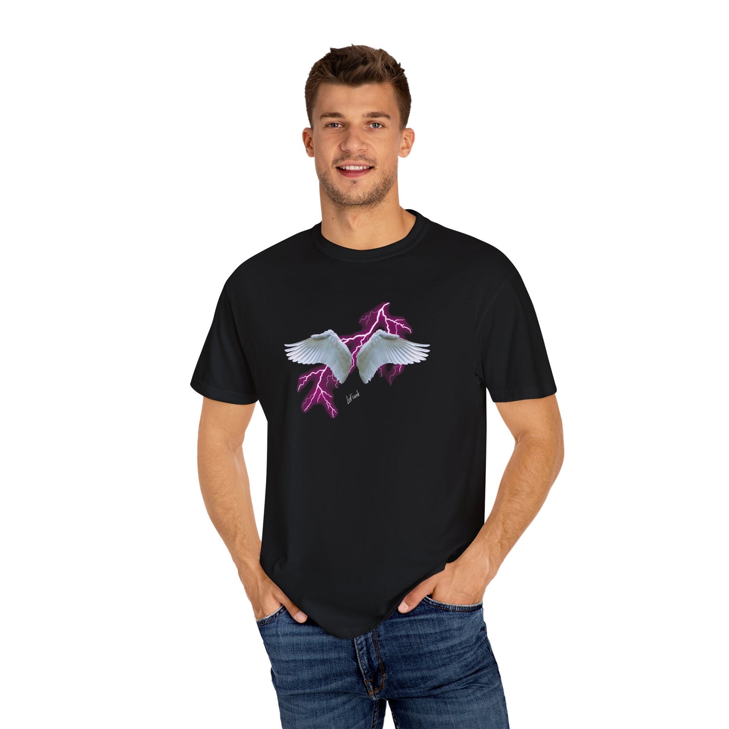 Angel Wings Unisex Garment-Dyed T-shirt