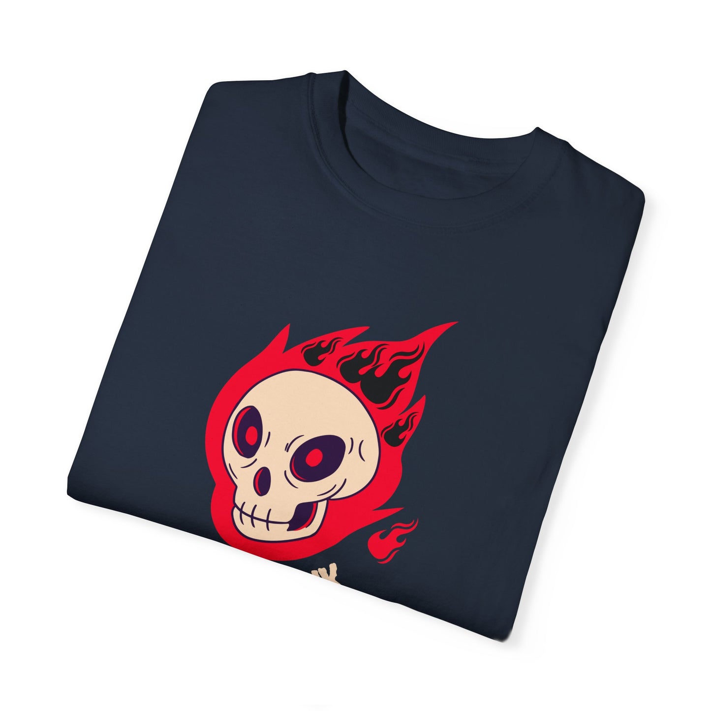 Lefunk Flaming Skull T-shirt