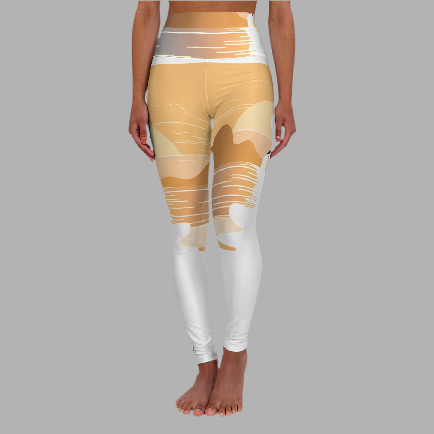 High Waisted Yoga Leggings (AOP)